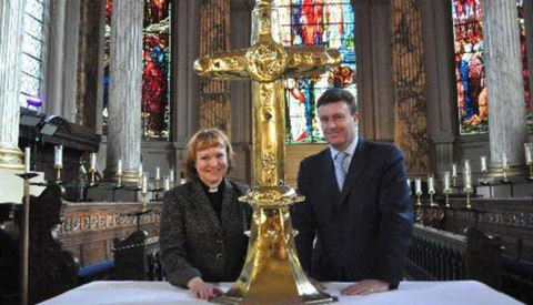 Precious alter cross restored to former glory