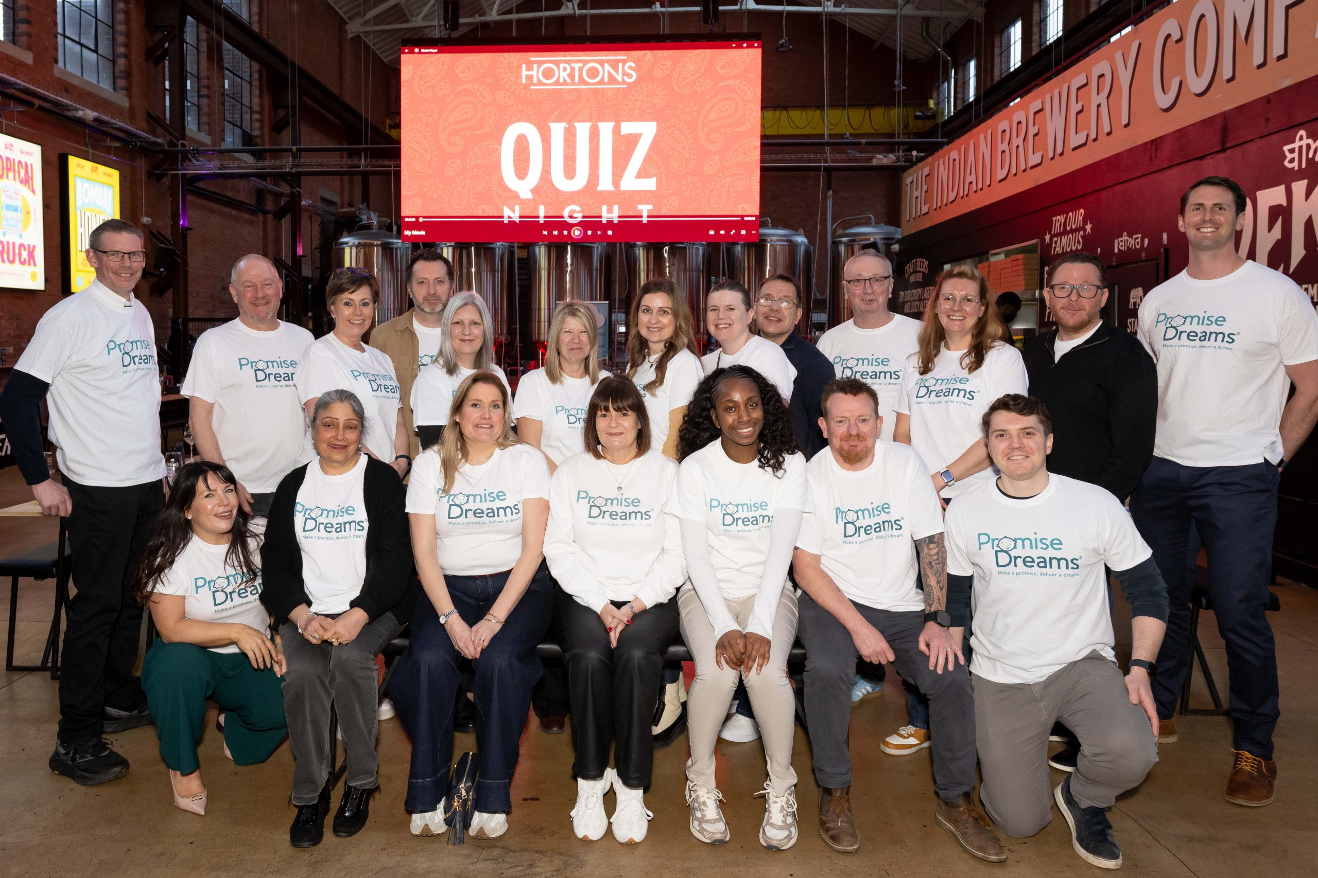 Hortons’ quiz night raises vital funds for children’s charity Promise Dreams